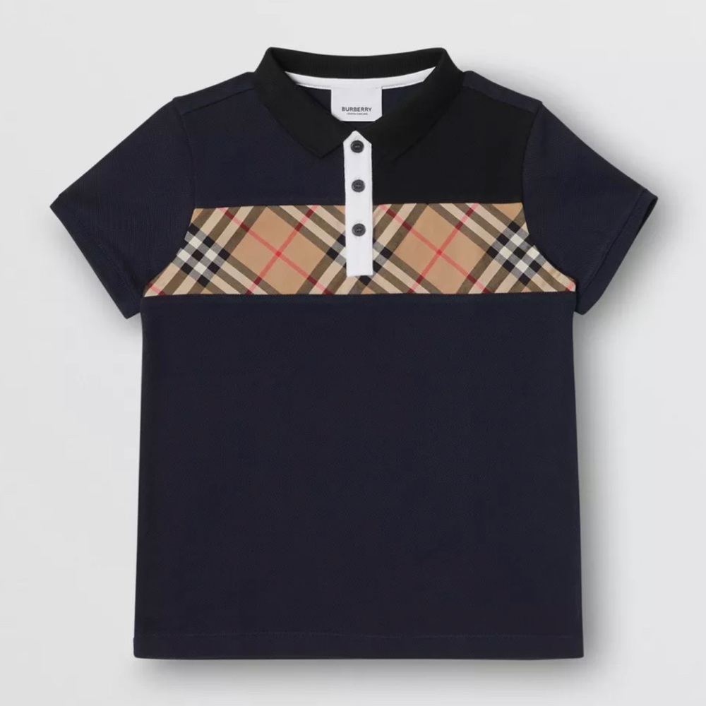 Baby Burberry polo shirt